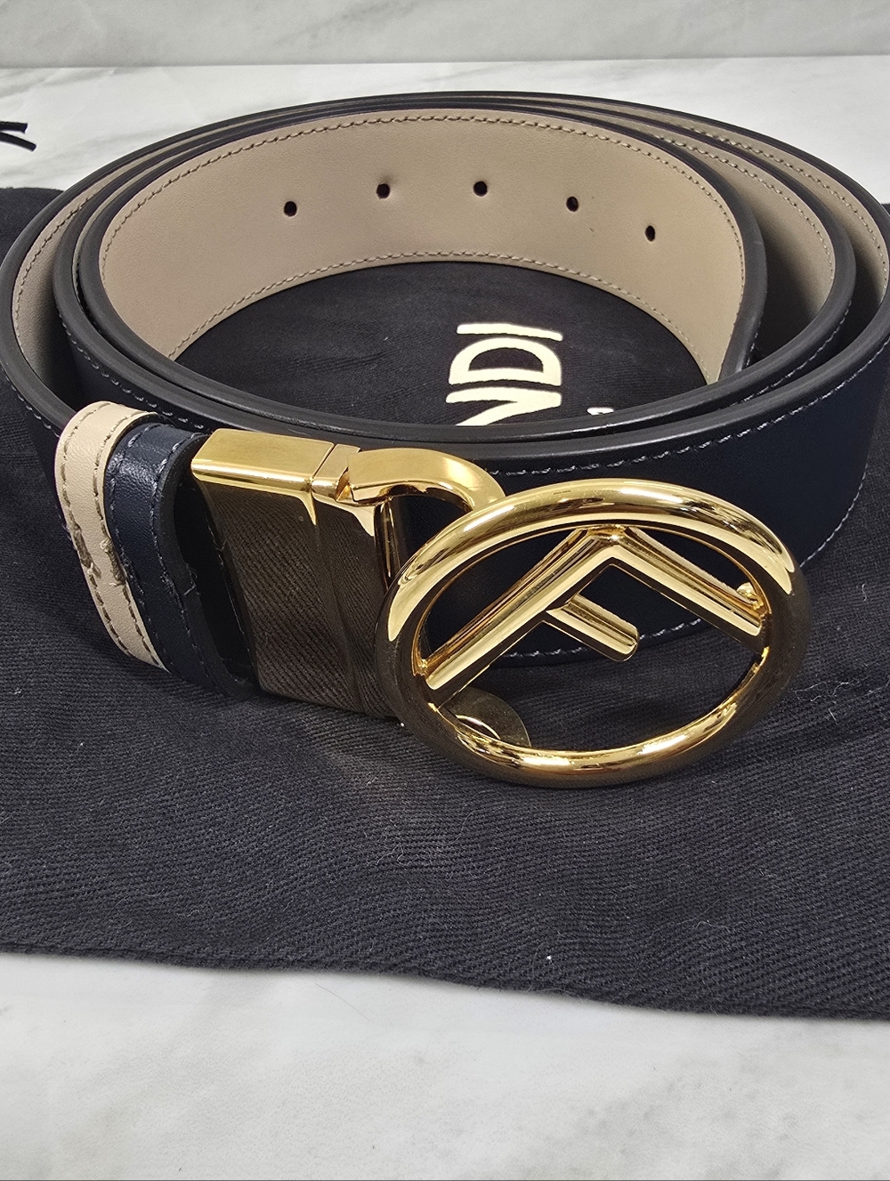 Fendi Logo Belt - Reversible